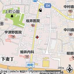 茨城県下妻市下妻丁101周辺の地図