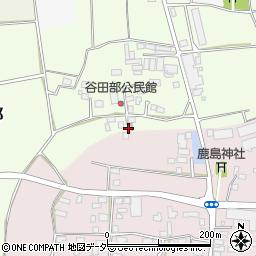 茨城県下妻市谷田部156周辺の地図