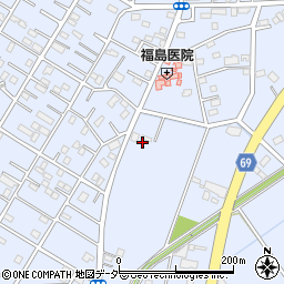 埼玉県深谷市上野台2485周辺の地図