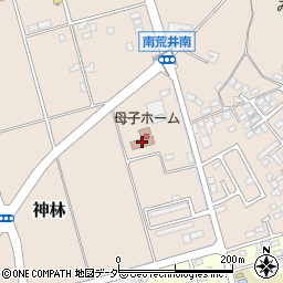 松本市母子寮周辺の地図