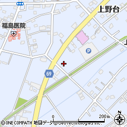埼玉県深谷市上野台2468周辺の地図