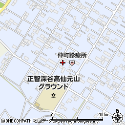 埼玉県深谷市上野台3106周辺の地図