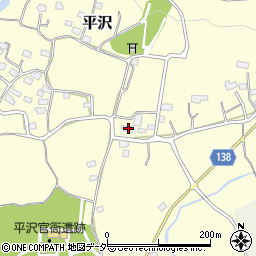 茨城県つくば市平沢567周辺の地図