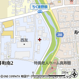 中北薬品株式会社　長野支店周辺の地図