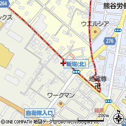 埼玉県熊谷市新堀939-1周辺の地図