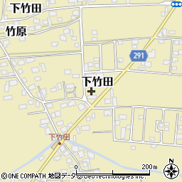 長野県東筑摩郡山形村南竹原周辺の地図