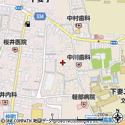 茨城県下妻市下妻乙326-1周辺の地図