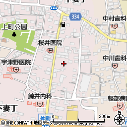 茨城県下妻市下妻丁102周辺の地図