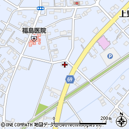 埼玉県深谷市上野台2473周辺の地図