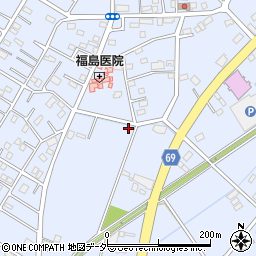 埼玉県深谷市上野台2483周辺の地図