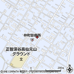埼玉県深谷市上野台3104周辺の地図