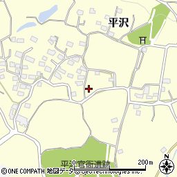 茨城県つくば市平沢531-1周辺の地図