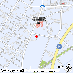 埼玉県深谷市上野台2484周辺の地図