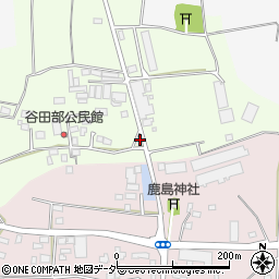 茨城県下妻市谷田部132周辺の地図