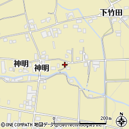 長野県東筑摩郡山形村荒川周辺の地図