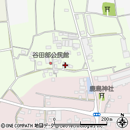 茨城県下妻市谷田部147周辺の地図