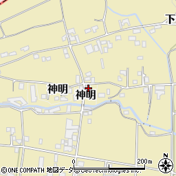 長野県東筑摩郡山形村7114周辺の地図