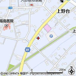 埼玉県深谷市上野台2467周辺の地図