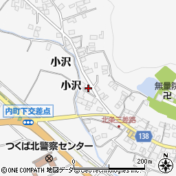 茨城県つくば市北条328周辺の地図