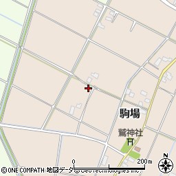埼玉県加須市駒場周辺の地図