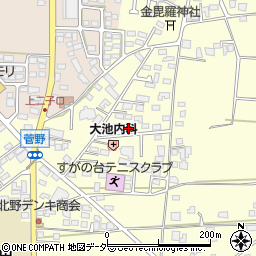 長野県松本市笹賀上二子4299周辺の地図