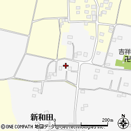 茨城県古河市新和田582周辺の地図