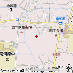埼玉県行田市南河原周辺の地図