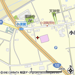 埼玉県羽生市小須賀周辺の地図