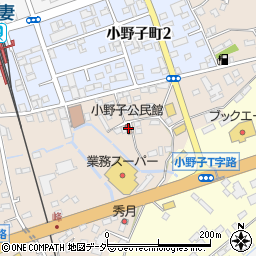 小野子公民館周辺の地図