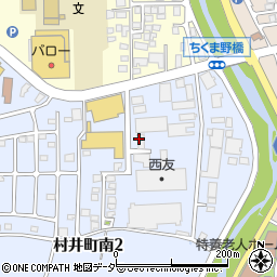村井バッティングセンター周辺の地図