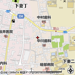 茨城県下妻市下妻乙318周辺の地図