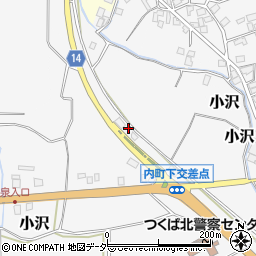 茨城県つくば市北条5334周辺の地図