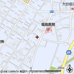 埼玉県深谷市上野台2789周辺の地図