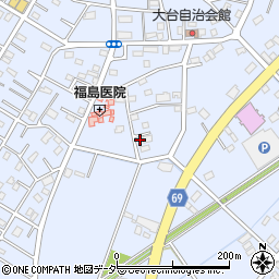 埼玉県深谷市上野台2811周辺の地図