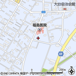 埼玉県深谷市上野台2775周辺の地図