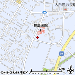 埼玉県深谷市上野台2774周辺の地図