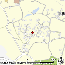 茨城県つくば市平沢486-4周辺の地図