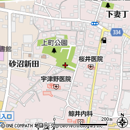 五所神社周辺の地図