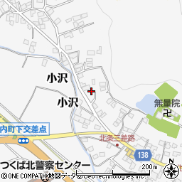 茨城県つくば市北条335周辺の地図