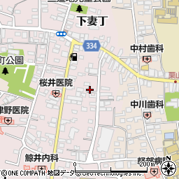 茨城県下妻市下妻丁108-2周辺の地図