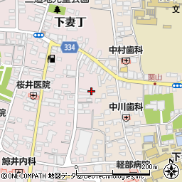 茨城県下妻市下妻丁6周辺の地図