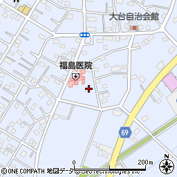 埼玉県深谷市上野台2777周辺の地図