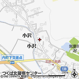 茨城県つくば市北条329周辺の地図