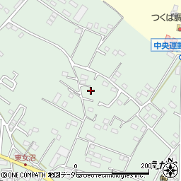 茨城県古河市女沼184周辺の地図