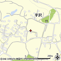 茨城県つくば市平沢521周辺の地図