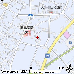 埼玉県深谷市上野台2808周辺の地図