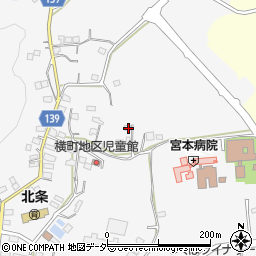 茨城県つくば市北条928周辺の地図