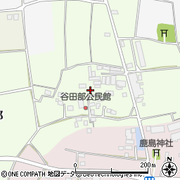 茨城県下妻市谷田部158周辺の地図