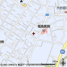埼玉県深谷市上野台2790周辺の地図
