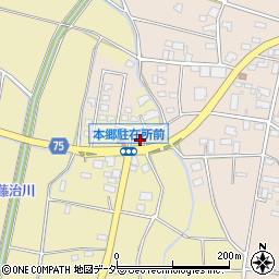 埼玉県深谷市本郷117周辺の地図
